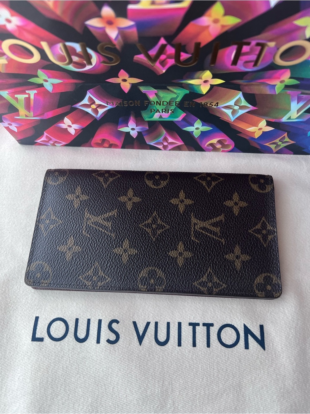 Louis Vuitton Monogram Canvas Card Holder - Brown and Tan